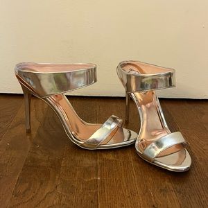 Ted Baker Silver Stilettos